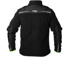 Polar PREMIUM darbinis flisas, juodas, su Cordura sutvirtinimais, L dydis