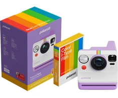 „Polaroid - Now Gen 3“ violetinis rinkinys su spalvota juostele (8 nuotraukos)