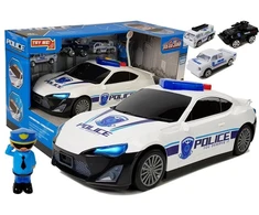Lean Toys Automobilis su policininko figūrėlė 2in1