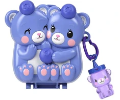 Polly Pocket - Core Compact Mėlyna-Beary Besties lėliukė (JKC48)