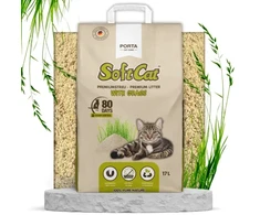 Porta21 „Porta Cat Care“ – kačių kraikas – minkštas popierinis maišelis – žolei – 17 l