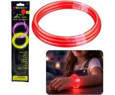 Lean Toys Trijų švytinčių lazdelės apyrankė su neoniniu švytėjimu, universalus dydis, vakarėliams, naktiniams renginiams