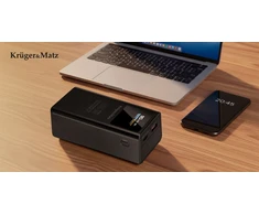 Kruger &amp; Matz PowerBank KrugerMatz 20000 mAh ličio jonų 65W išorinė baterija su QC ir PD funkcijomis