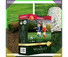 Premium Aukščiausios kokybės sportinė žolė WEMBLEY 1kg 40 m sportinei vejai
