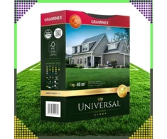 Premium Aukščiausios kokybės žolių sėklos UNIVERSAL universalus mišinys 1kg 40 m atsparios