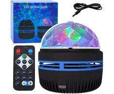 Lean LED projektorius RGB naktinė lempa 360°