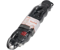 Orno partnertele Extension cord 5x2P+Z,ON/OFF,1,5m,3x1,5,juodas (ES-7/B/1,5)