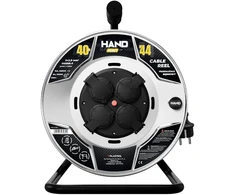 Przedłużacz bębnowy hand heavy; 4x2p+su; ip44; 16a; h05rr-f; 3x2,5; 40m; juoda