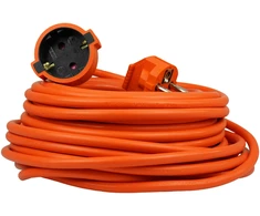 Przedłużacz jednogniazdowy schuko; ip20; 16a; h05vv-f ; 3×1,5; 20m; oranžinė; hand home