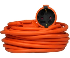 Przedłużacz jednogniazdowy schuko; ip20; 16a; h05vv-f ; 3×1,5; 10m; oranžinė; hand home