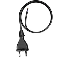 Przewód, Guminis kabelis H05RR-F OW 2x1mm2 300/500V 3m