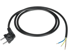 LP Oem Maitinimo kabelis 3x1.5mm juodas 3m su kampiniu kištuku