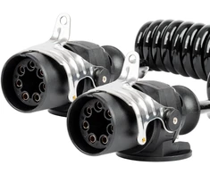 Amio Spiralinė priekabos jungtis 2x 7 PIN EBS 5m 24V