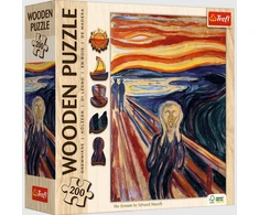 Trefl Medinė dėlionė 200 vnt. - Edvard Munch Klyksmas