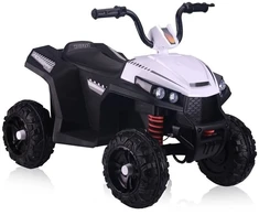 Lean Cars Elektrinis keturratis baltas