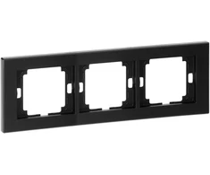 Ramka Trivietis rėmelis Onyx, juodas