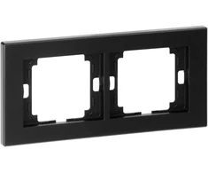 Ramka Onyx dvigubas rėmas, Ra-2O, juodas