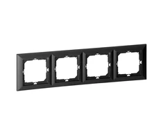 Ramka Pearl Quad Frame, Ra-4P, juodas