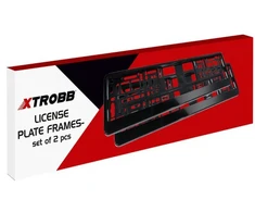 License plate frame 2 pcs Xtrobb 22028