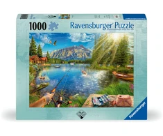 Ravensburger Dėlionė 1000 vnt. - Gyvenimas prie ežero