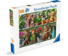 Ravensburger - Dėlionė Katės Ant Lentynos 500p (12000205)