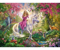 Ravensburger dėlionė Vienaragiai XXL, 100 detalių