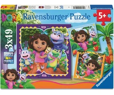 Ravensburger Dėlionė 3x49 vnt. - Dora
