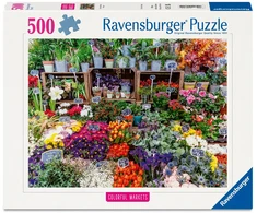 Ravensburger Dėlionė 500 vnt. - Gėlių turgus Prancūzijoje