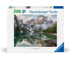 Ravensburger Dėlionė 1500 vnt. - Braies ežeras