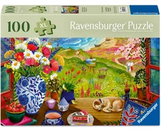 Dėlionė Ravensburger - Vaizdas pro langą 100p reklama (12001732)