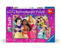 Ravensburger dėlionė Disney Princess 3x49p