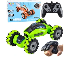 Lean Toys Nuotoliniu būdu valdomas automobilis žalias
