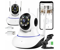 Realne Ceny Krzysztof Alchimionek Kamera Bezprzewodowa Obrotowa 360 Mobili auklė WiFi do Monitoringu