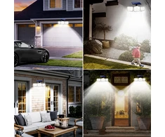 Realne Ceny Krzysztof Alchimionek Lampa Solarna Ogrodowa 138 Led Zewnętrzna su Czujnikiem Ruchu Zmierzchu Pilot