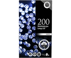 Realne Ceny Krzysztof Alchimionek Lampki Świąteczne 200 Led Choinkowe Dekoracyjne Sznur 20m Balta Zimne