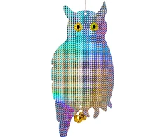 Realne Ceny Krzysztof Alchimionek Odstraszacz Ptaków Szpaków Gołębi Hologram Odblaskowy Sowa Wisząca Duża
