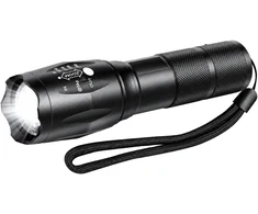 Realne Ceny Krzysztof Alchimionek Žibintuvėlis Taktyczna Led T6 Wodoodporna Wojskowa 10W 200Lm Mocna Zoom 300m