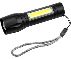 Realne Ceny Krzysztof Alchimionek Žibintuvėlis Taktyczna Mocna LED COB USB Wojskowa Akumulatorowa Dėklas Lampka Zoom