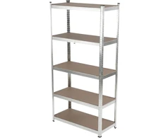 Regał Lentyna Aukščiausios kokybės presuoto metalo lentyna, 5 lentynos, 180×90×40, 265 kg, cinkuota