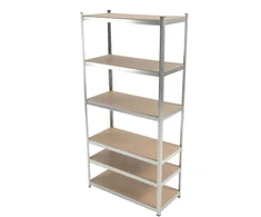 Regał Lentyna Presuojama metalinė lentyna, 6 lentynos, 222 × 110 × 50, 175 kg, cinkuota