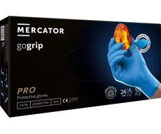 Rękawice nitrylowe mėlyna mercator gogrip mėlynas 50 vnt dydis xl