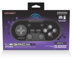 Retro-Bit „Legacy 16“ belaidės, juodos