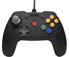 „Retro-Fighters“ – „Brawler64“ laidinis valdiklis – juodas