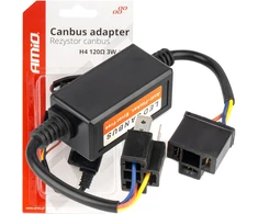 „Canbus“ rezistorius LED lemputėms 3 W 120 omų H4 amio-04127