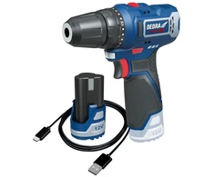 Dedra Rinkinys 12 V „ded7330“ atsuktuvo, „ded7300“ USB/C ir „ded7320“ 2,0 Ah akumuliatoriaus rinkinys