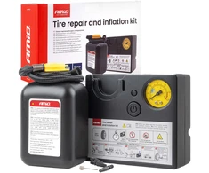 Padangų remonto komplektas su kompresoriumi 19 mm 12 V amio-04929