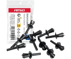 Rinkinys nitów rozprężnych nadkola 12 mm ? 5 mm 10vnt. amio-05049