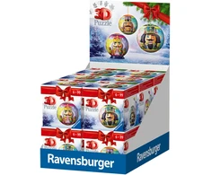 (Rinkinys) Ravensburger - 3D dėlionė Kalėdinis Spragtukas Dėlionės Kamuoliukai (10373560)