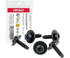 Rinkinys śrubek su podkładką ? 6 mm 23 mm torx 5kpl amio-05042