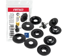 Rinkinys uniwersalnych spinek do dywaników 14 mm 4vnt. amio-05050